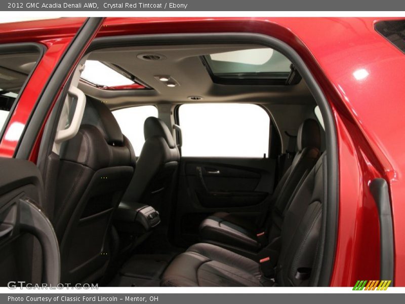 Crystal Red Tintcoat / Ebony 2012 GMC Acadia Denali AWD