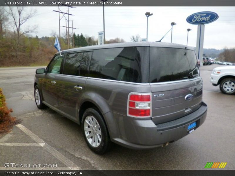 Sterling Grey Metallic / Medium Light Stone 2010 Ford Flex SEL AWD
