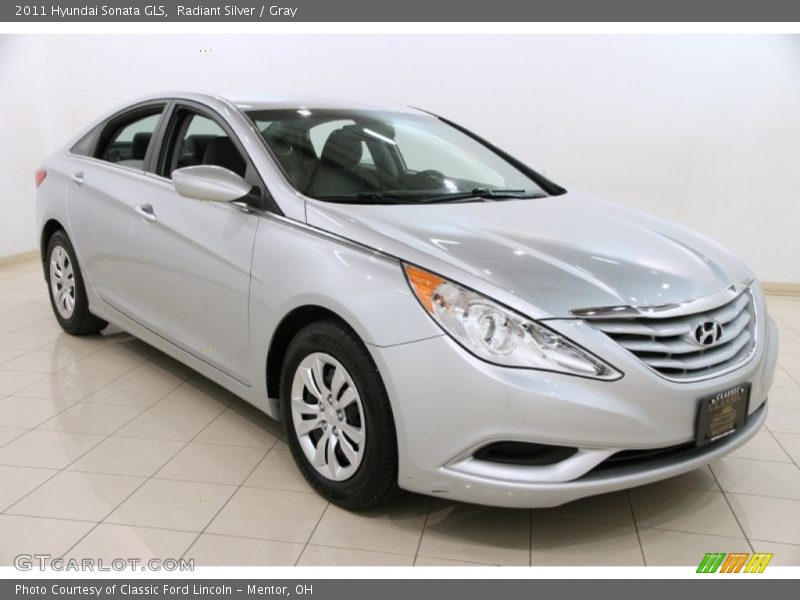 Radiant Silver / Gray 2011 Hyundai Sonata GLS