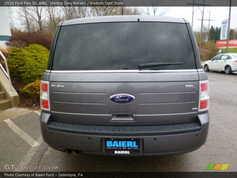 Sterling Grey Metallic / Medium Light Stone 2010 Ford Flex SEL AWD