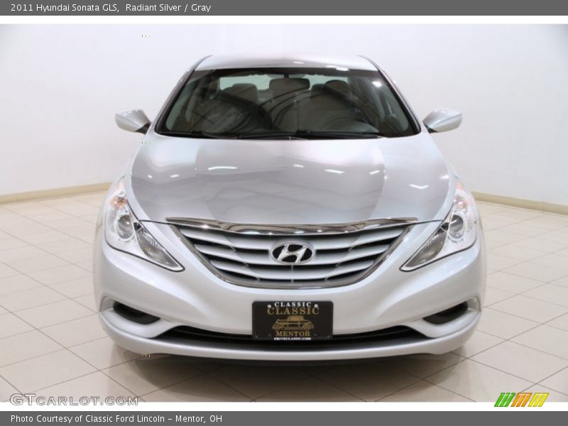 Radiant Silver / Gray 2011 Hyundai Sonata GLS