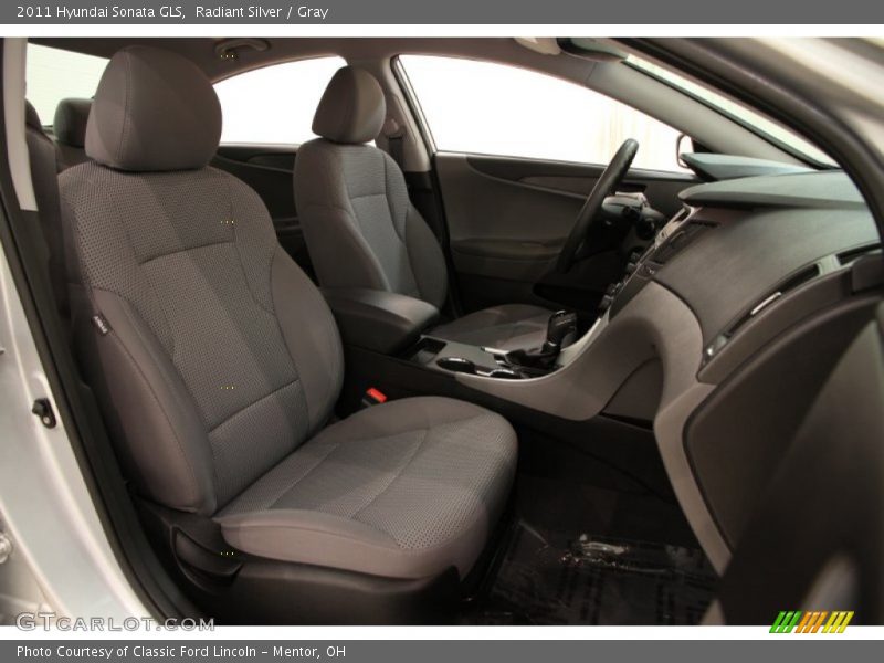 Radiant Silver / Gray 2011 Hyundai Sonata GLS