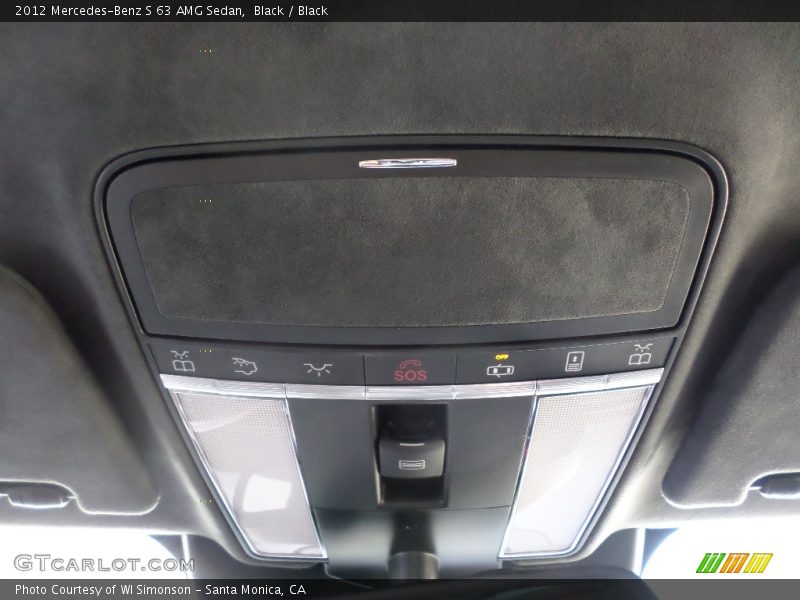 Controls of 2012 S 63 AMG Sedan