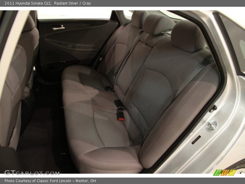 Radiant Silver / Gray 2011 Hyundai Sonata GLS