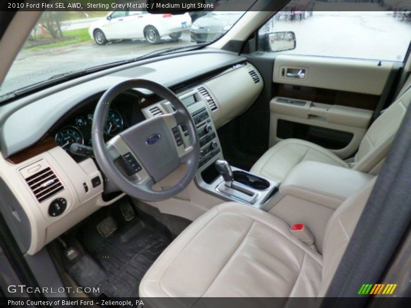 Sterling Grey Metallic / Medium Light Stone 2010 Ford Flex SEL AWD