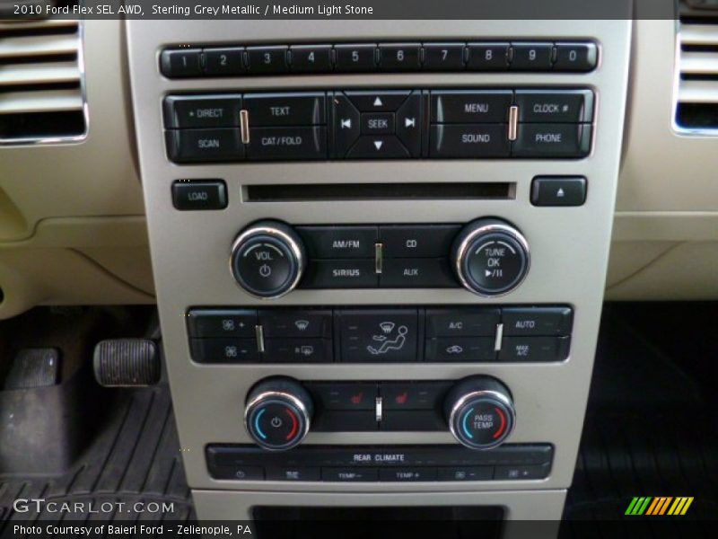 Sterling Grey Metallic / Medium Light Stone 2010 Ford Flex SEL AWD