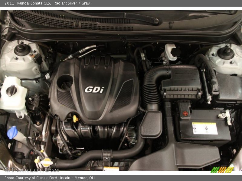 Radiant Silver / Gray 2011 Hyundai Sonata GLS
