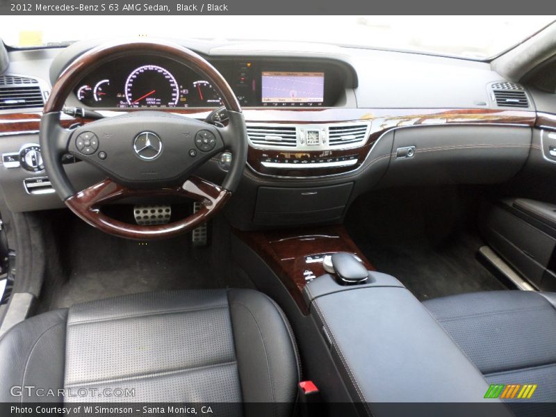 Black Interior - 2012 S 63 AMG Sedan 