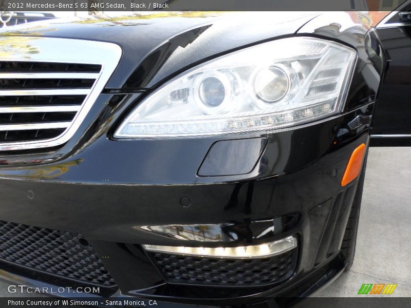 Black / Black 2012 Mercedes-Benz S 63 AMG Sedan