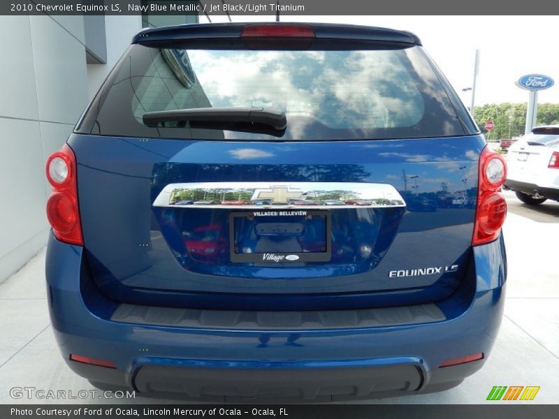 Navy Blue Metallic / Jet Black/Light Titanium 2010 Chevrolet Equinox LS