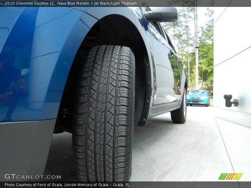 Navy Blue Metallic / Jet Black/Light Titanium 2010 Chevrolet Equinox LS