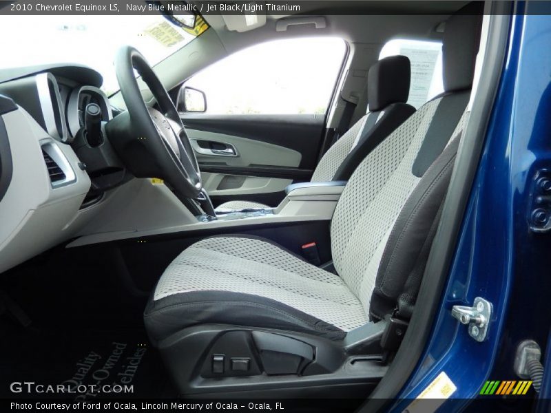 Navy Blue Metallic / Jet Black/Light Titanium 2010 Chevrolet Equinox LS
