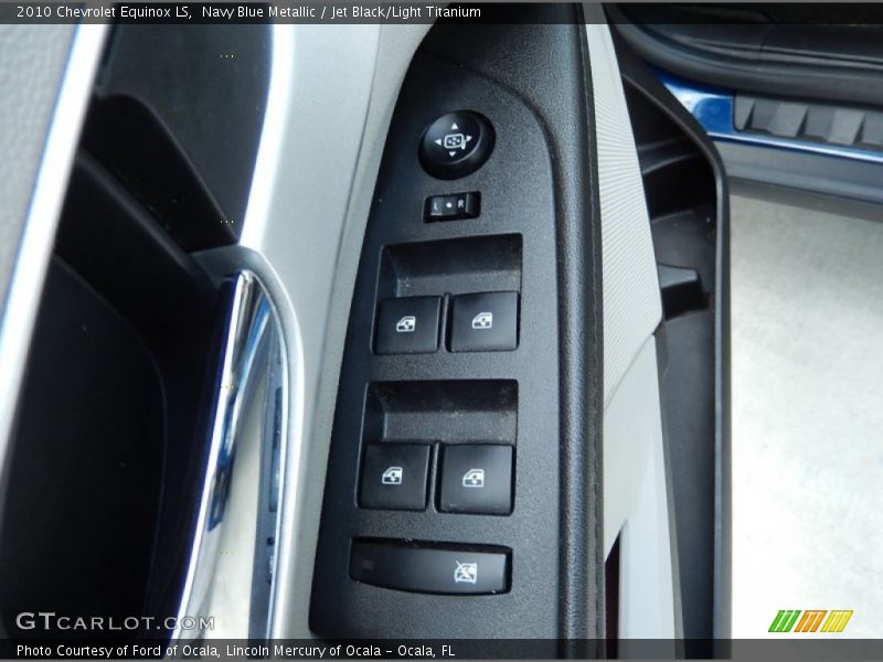 Navy Blue Metallic / Jet Black/Light Titanium 2010 Chevrolet Equinox LS