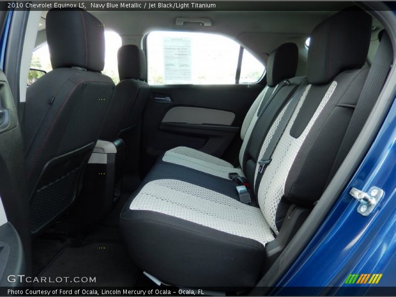 Navy Blue Metallic / Jet Black/Light Titanium 2010 Chevrolet Equinox LS