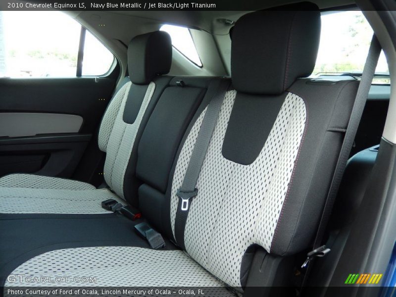 Navy Blue Metallic / Jet Black/Light Titanium 2010 Chevrolet Equinox LS