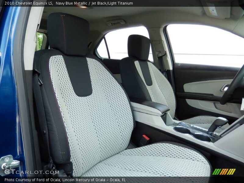 Navy Blue Metallic / Jet Black/Light Titanium 2010 Chevrolet Equinox LS
