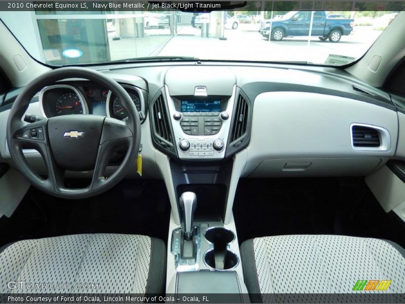 Navy Blue Metallic / Jet Black/Light Titanium 2010 Chevrolet Equinox LS