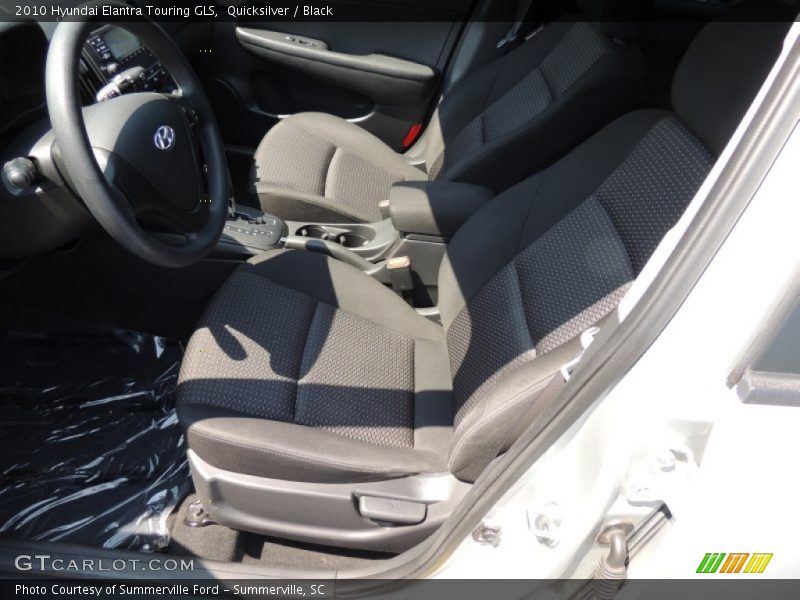 Quicksilver / Black 2010 Hyundai Elantra Touring GLS