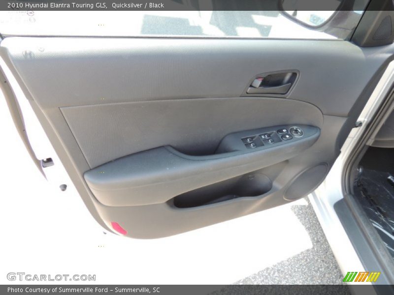 Quicksilver / Black 2010 Hyundai Elantra Touring GLS