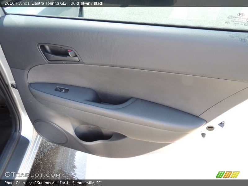 Quicksilver / Black 2010 Hyundai Elantra Touring GLS