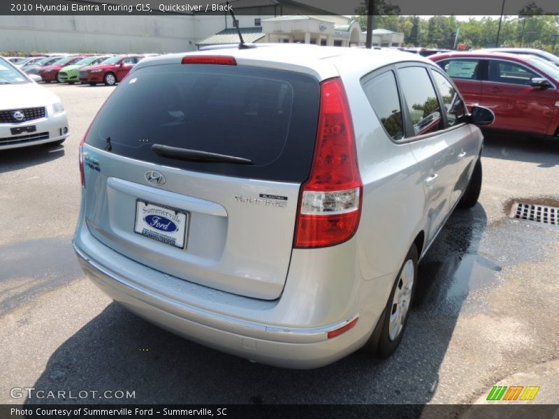 Quicksilver / Black 2010 Hyundai Elantra Touring GLS