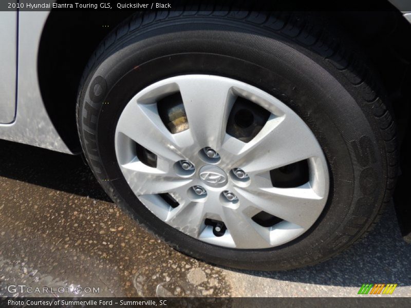 Quicksilver / Black 2010 Hyundai Elantra Touring GLS