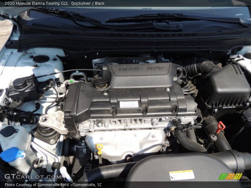 Quicksilver / Black 2010 Hyundai Elantra Touring GLS
