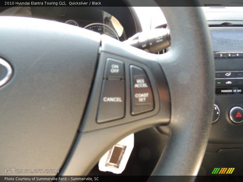 Quicksilver / Black 2010 Hyundai Elantra Touring GLS