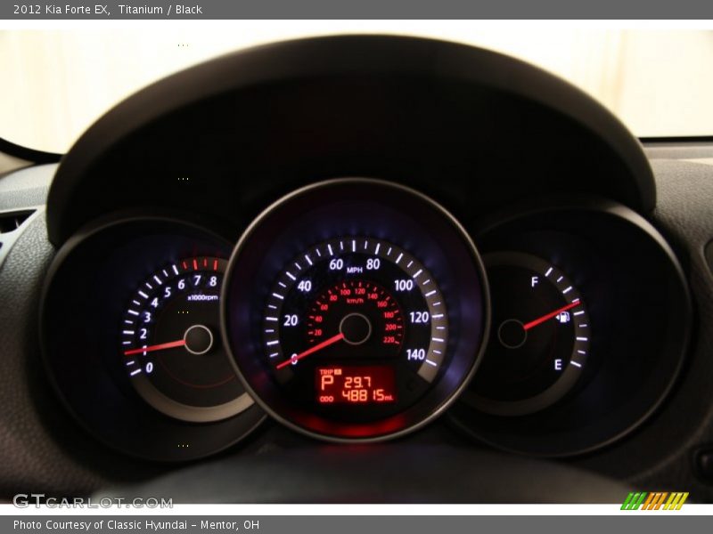 Titanium / Black 2012 Kia Forte EX