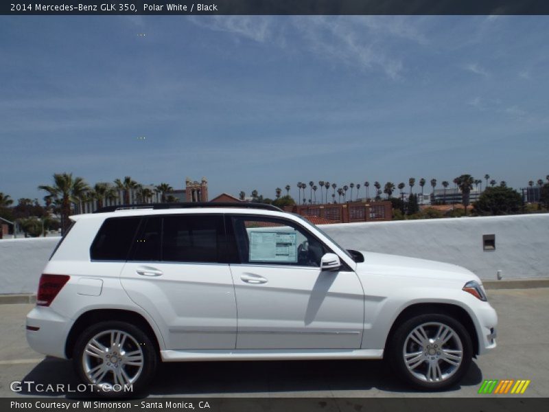 Polar White / Black 2014 Mercedes-Benz GLK 350
