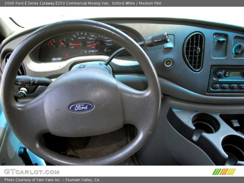 Oxford White / Medium Flint 2006 Ford E Series Cutaway E350 Commercial Moving Van