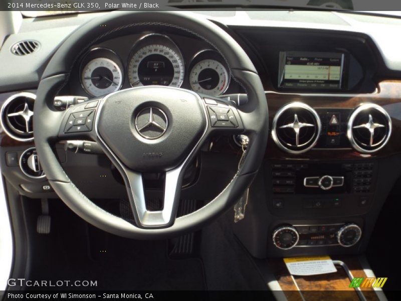 Polar White / Black 2014 Mercedes-Benz GLK 350