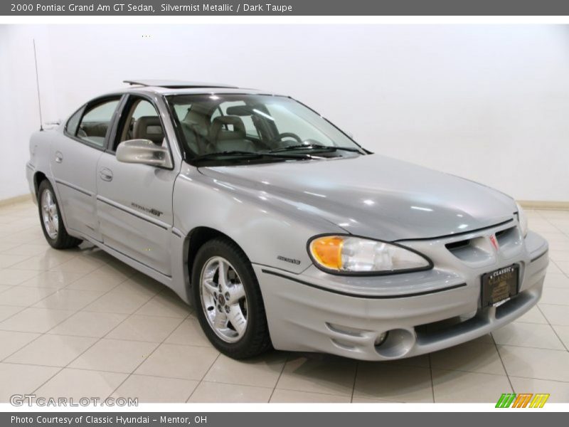 Silvermist Metallic / Dark Taupe 2000 Pontiac Grand Am GT Sedan