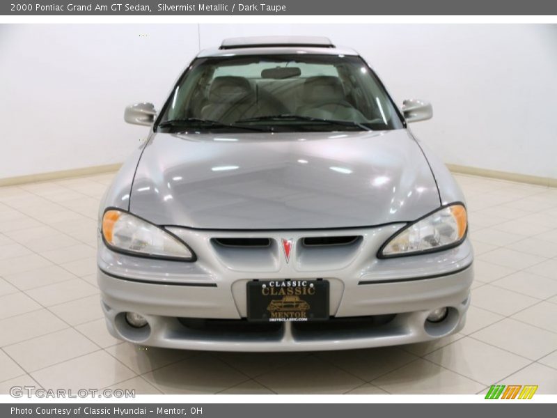 Silvermist Metallic / Dark Taupe 2000 Pontiac Grand Am GT Sedan