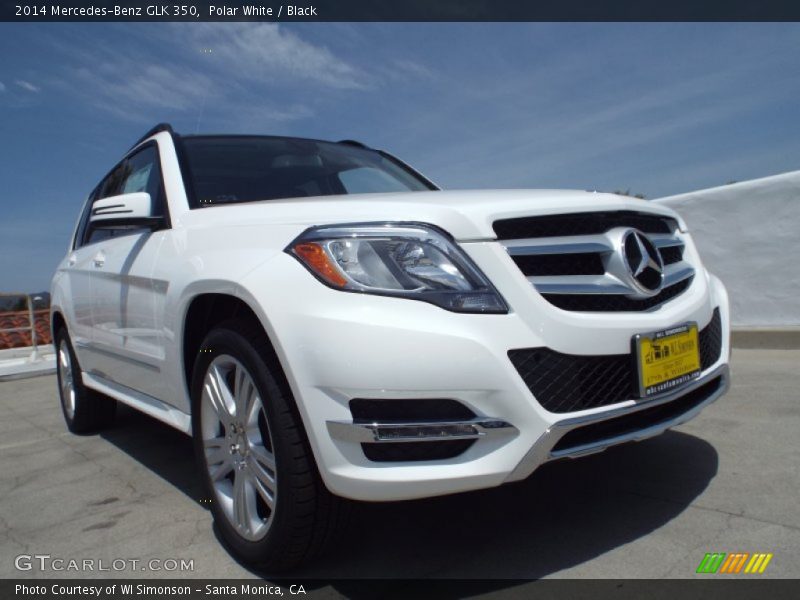 Polar White / Black 2014 Mercedes-Benz GLK 350