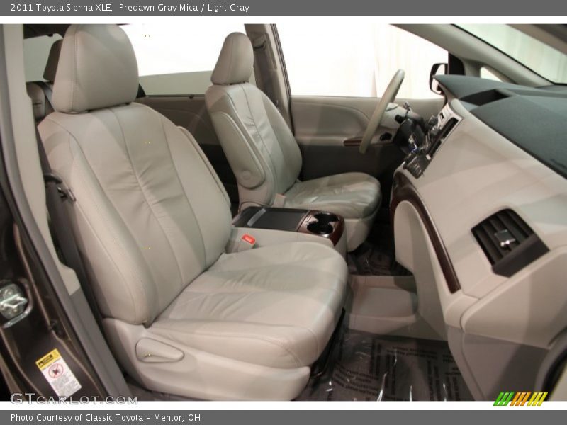 Predawn Gray Mica / Light Gray 2011 Toyota Sienna XLE