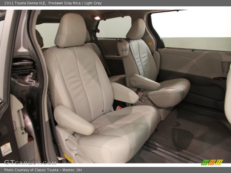 Predawn Gray Mica / Light Gray 2011 Toyota Sienna XLE