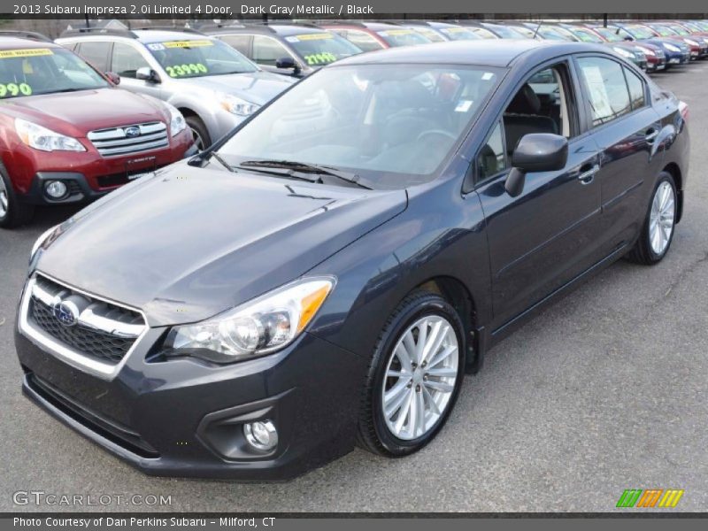 Dark Gray Metallic / Black 2013 Subaru Impreza 2.0i Limited 4 Door