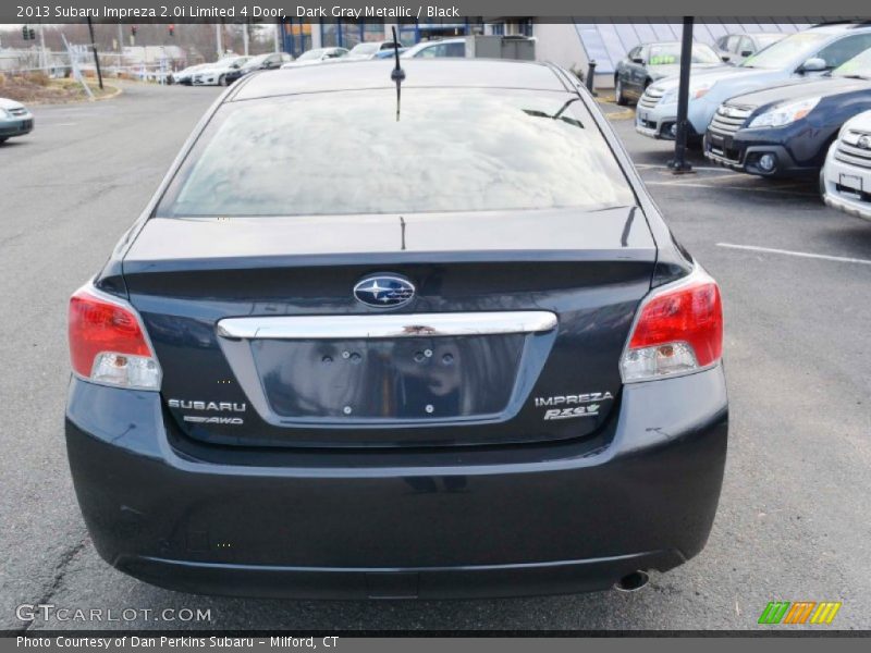 Dark Gray Metallic / Black 2013 Subaru Impreza 2.0i Limited 4 Door