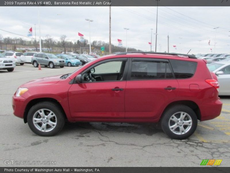 Barcelona Red Metallic / Ash Gray 2009 Toyota RAV4 V6 4WD