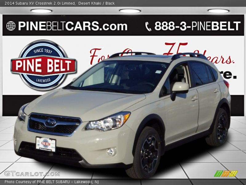 Desert Khaki / Black 2014 Subaru XV Crosstrek 2.0i Limited
