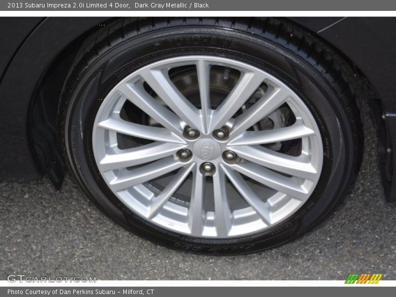 Dark Gray Metallic / Black 2013 Subaru Impreza 2.0i Limited 4 Door