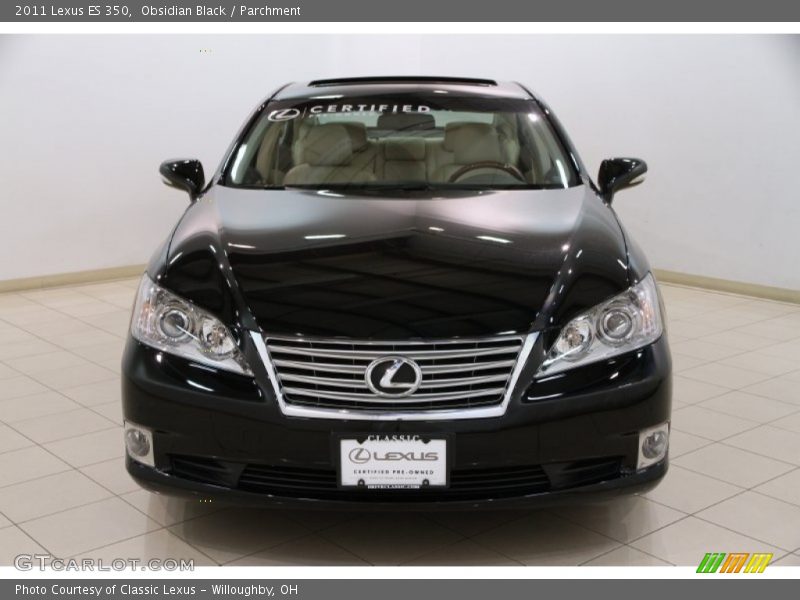 Obsidian Black / Parchment 2011 Lexus ES 350