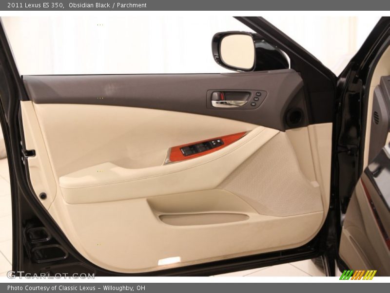 Obsidian Black / Parchment 2011 Lexus ES 350