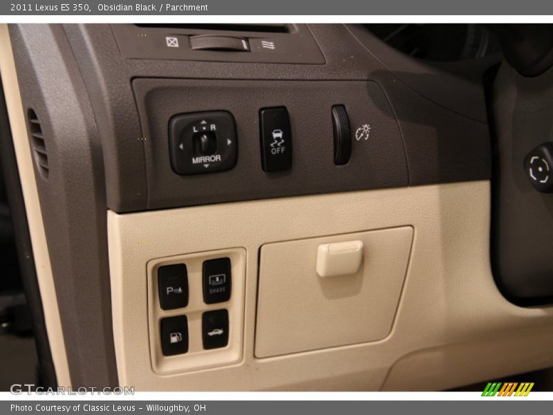 Obsidian Black / Parchment 2011 Lexus ES 350