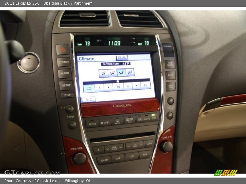 Obsidian Black / Parchment 2011 Lexus ES 350