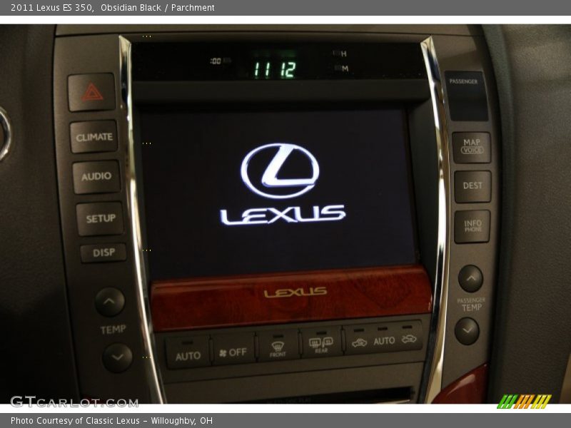 Obsidian Black / Parchment 2011 Lexus ES 350