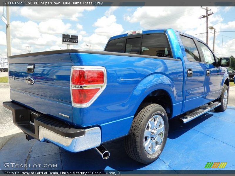 Blue Flame / Steel Grey 2014 Ford F150 XLT SuperCrew