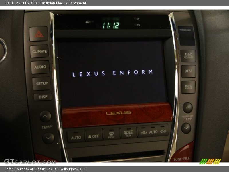 Obsidian Black / Parchment 2011 Lexus ES 350