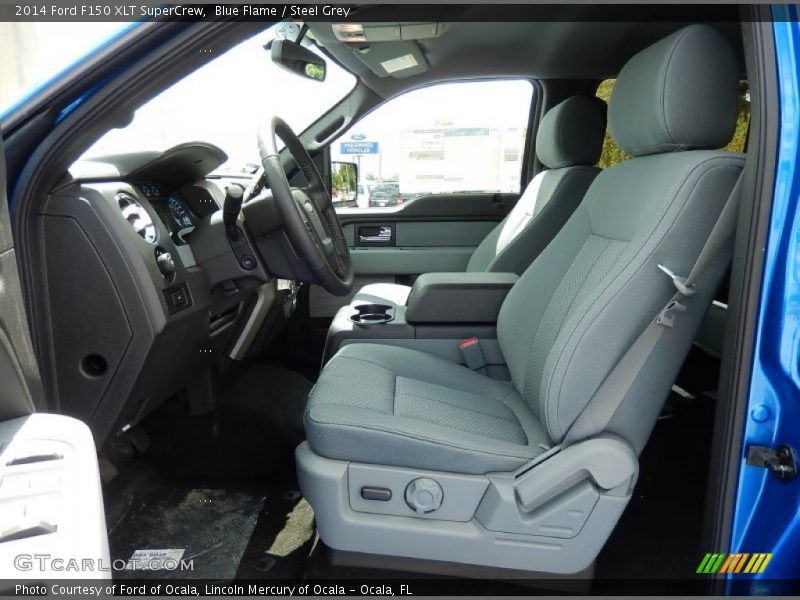  2014 F150 XLT SuperCrew Steel Grey Interior